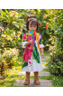Hand Painted Rayon Kids Dress
